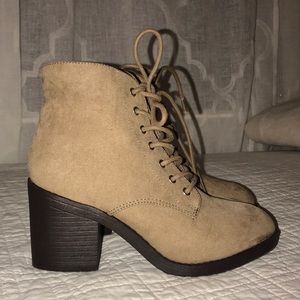 Suede forever 21 booties